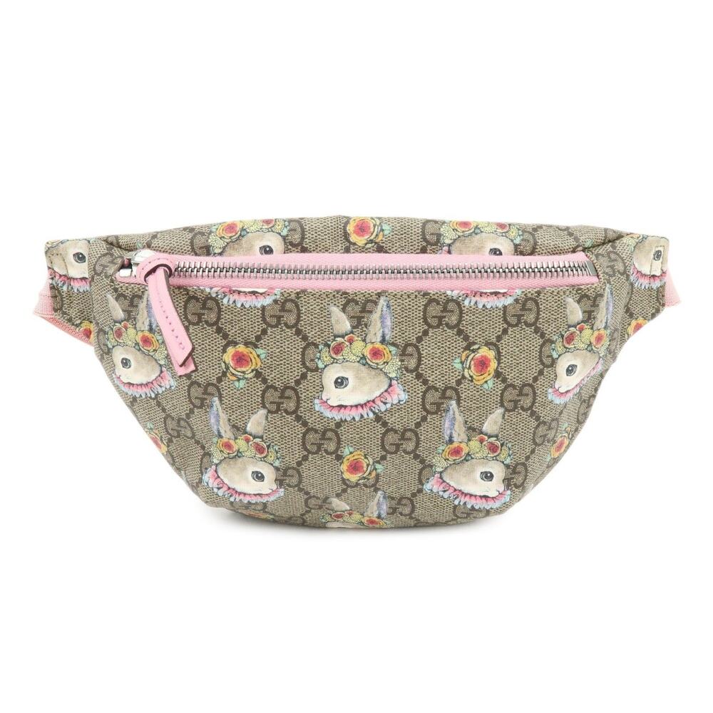 Gucci Children's GG Supreme Higuchi Yuko Belt Bag Brown
